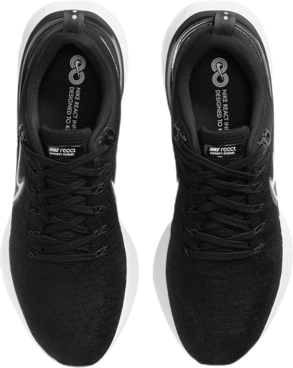 React Infinity Run Flyknit 2 Blanc/Noir