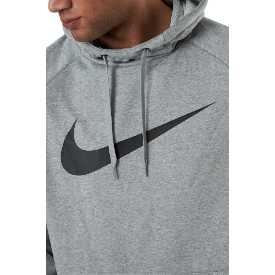 Dri-FIT Men's Pullover Training Hoodie DK GREY HEATHER/BLACK