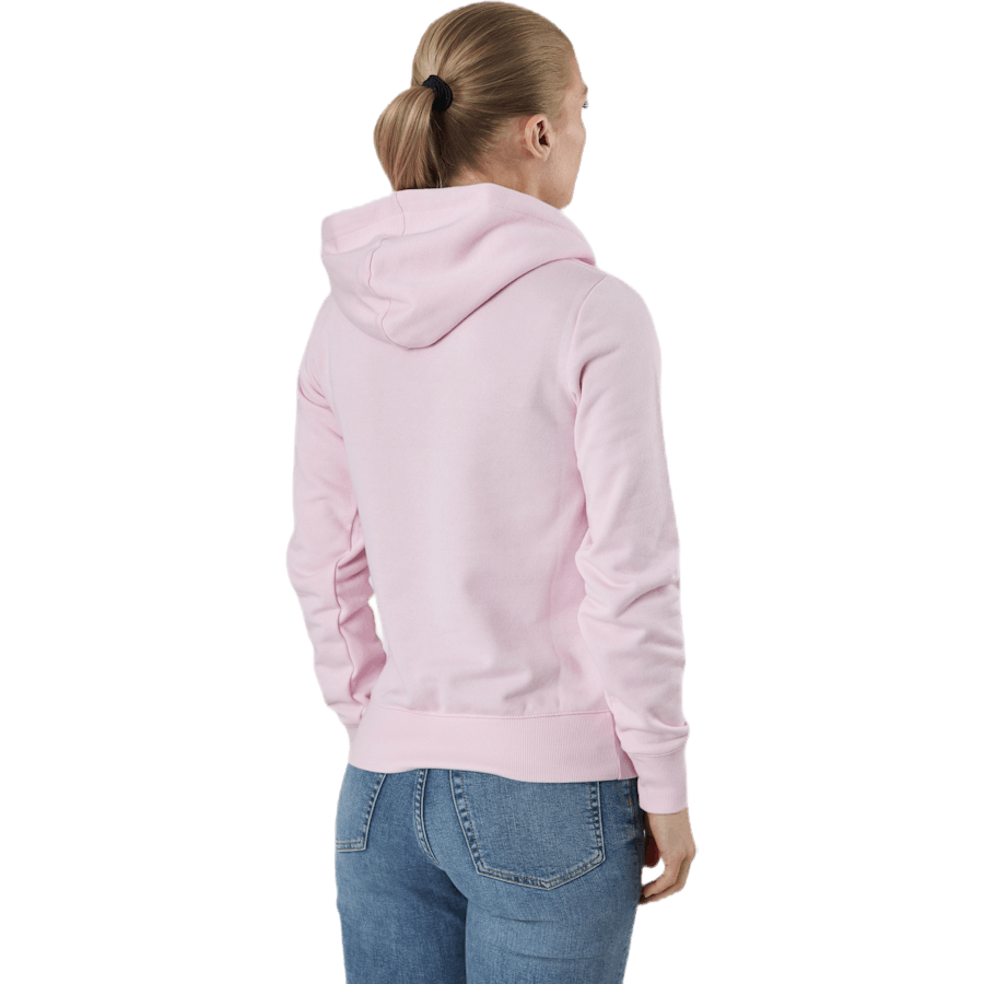 Sudadera con capucha rosa