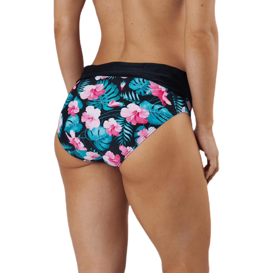 Aloha Tropica gevouwen slip met patroon