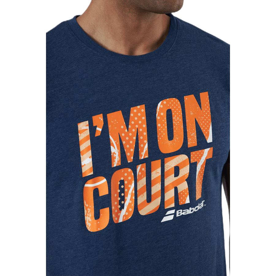 T-Shirt Nachricht blau