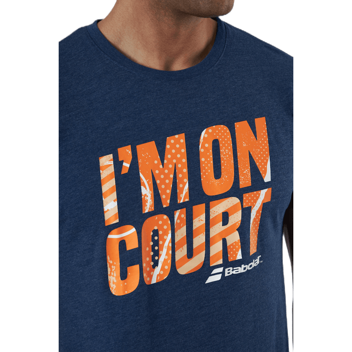 T-Shirt Nachricht blau