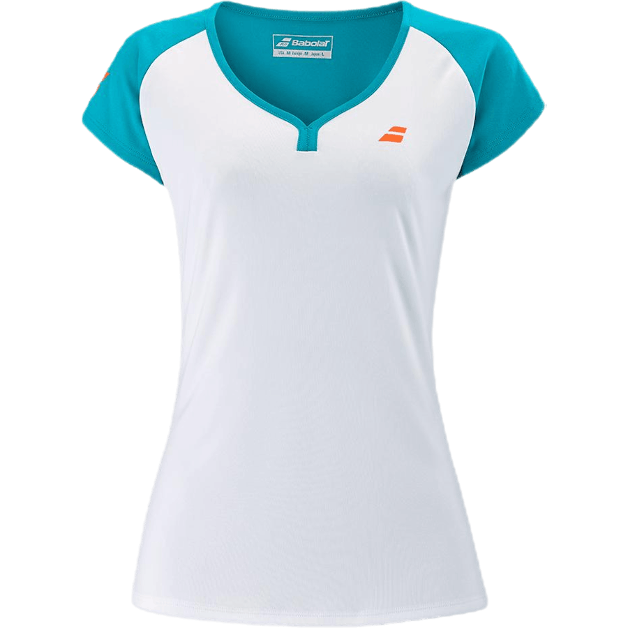 Top met kapmouwtjes Play Blauw/Wit