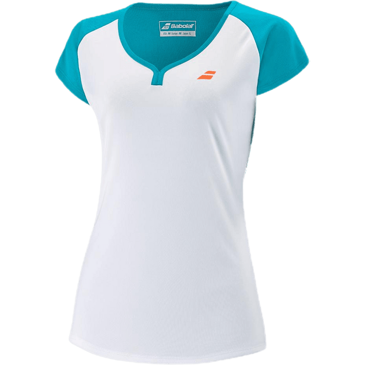 Top met kapmouwtjes Play Blauw/Wit