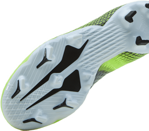 X Ghosted.3 Laceless Firm Ground Stiefel Solar Gelb / Core Schwarz / Königsblau