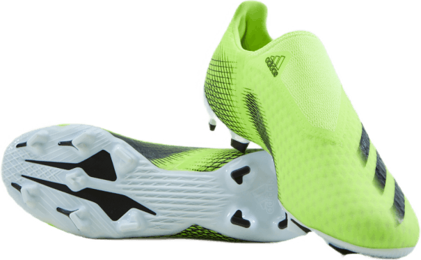 X Ghosted.3 Laceless Firm Ground Stiefel Solar Gelb / Core Schwarz / Königsblau