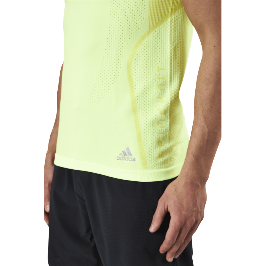 Adidas Primeknit Tee M Acid Gelb / Hi-Res Gelb