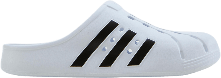 Sabots Adilette Blanc nuage / Noir noyau / Blanc nuage