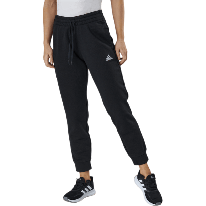 Essentials Regular Tapered Cuffed 7/8 Pant Nero / Bianco