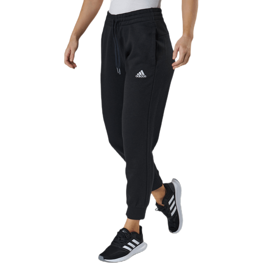 Essentials Regular Tapered Cuffed 7/8 Pant Nero / Bianco