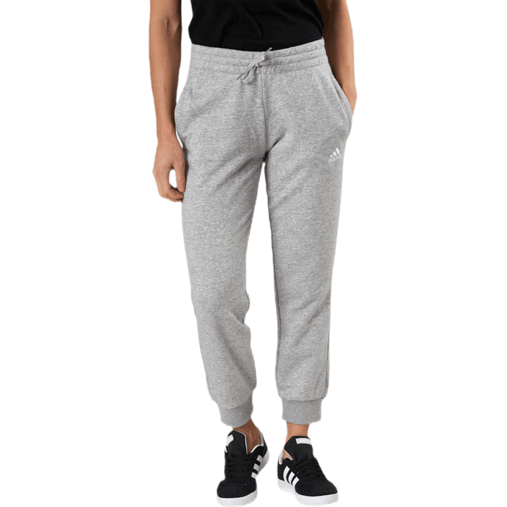 Essentials Regular Tapered Cuffed 7/8 Pant Medium Grey Heather / White