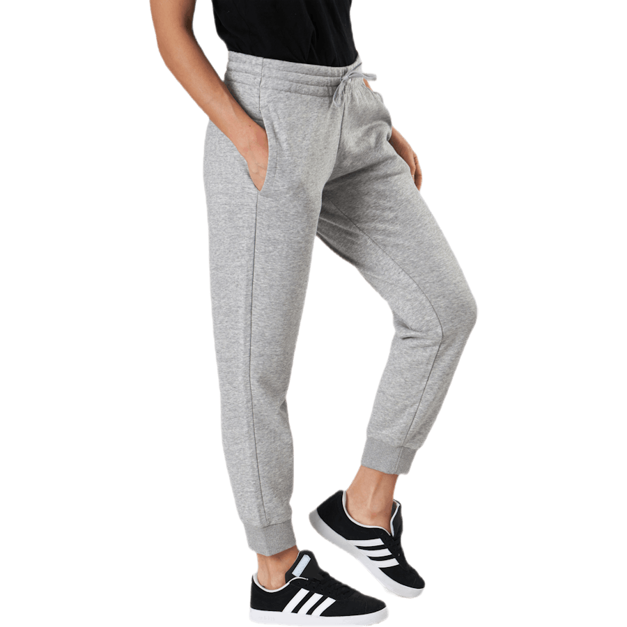 Essentials Regular Tapered Cuffed 7/8 Pant Medium Grey Heather / White