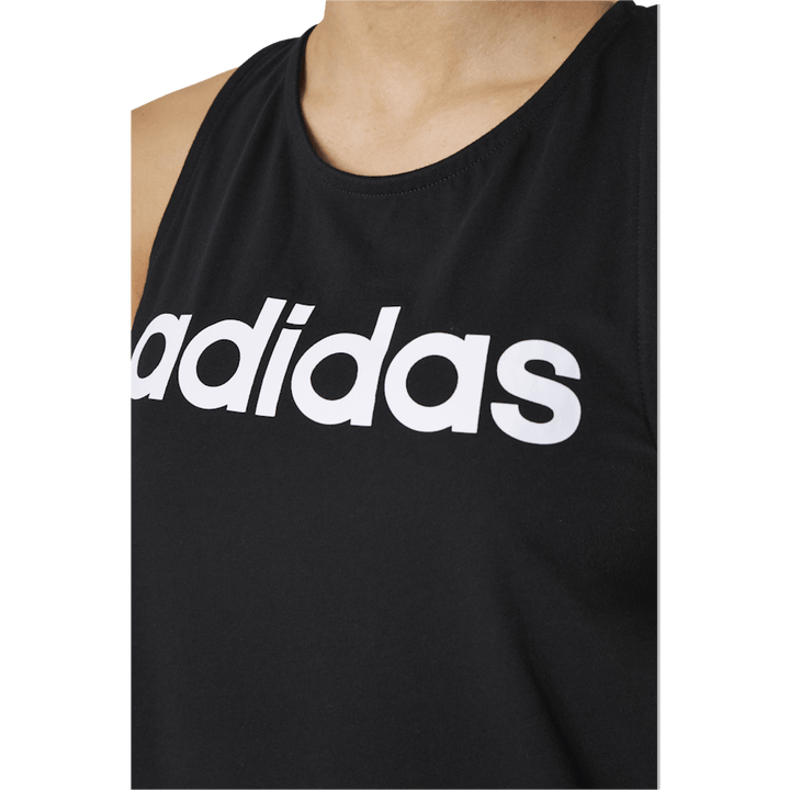 Essentials Loose Logo Tank Top Black / White