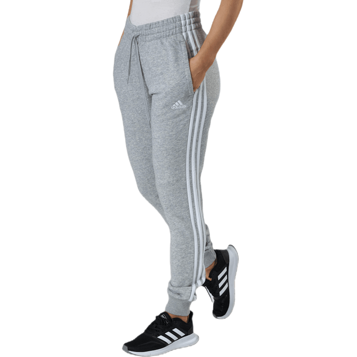 Essentials Slim Tapered Cuffed Pant Medium Grey Heather / Wit