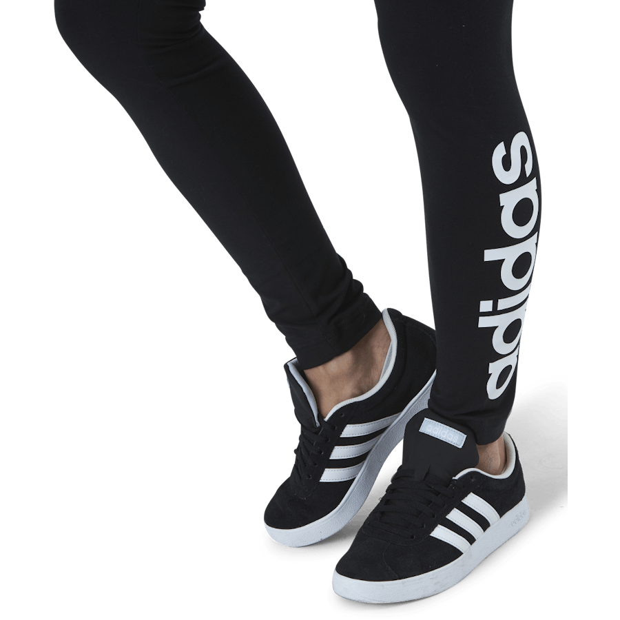 ESSENTIALS Visoke nogavice z logotipom črna / bela