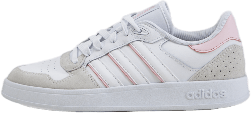 Breaknet Plus kengät Pilvi Valkoinen / Pilvi Valkoinen / Kirkas Vaaleanpunainen