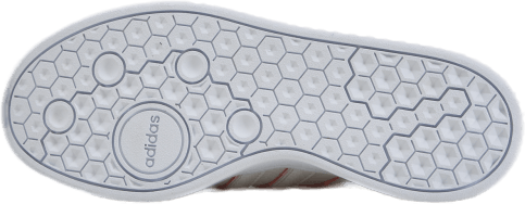 Breaknet Plus kengät Pilvi Valkoinen / Pilvi Valkoinen / Kirkas Vaaleanpunainen