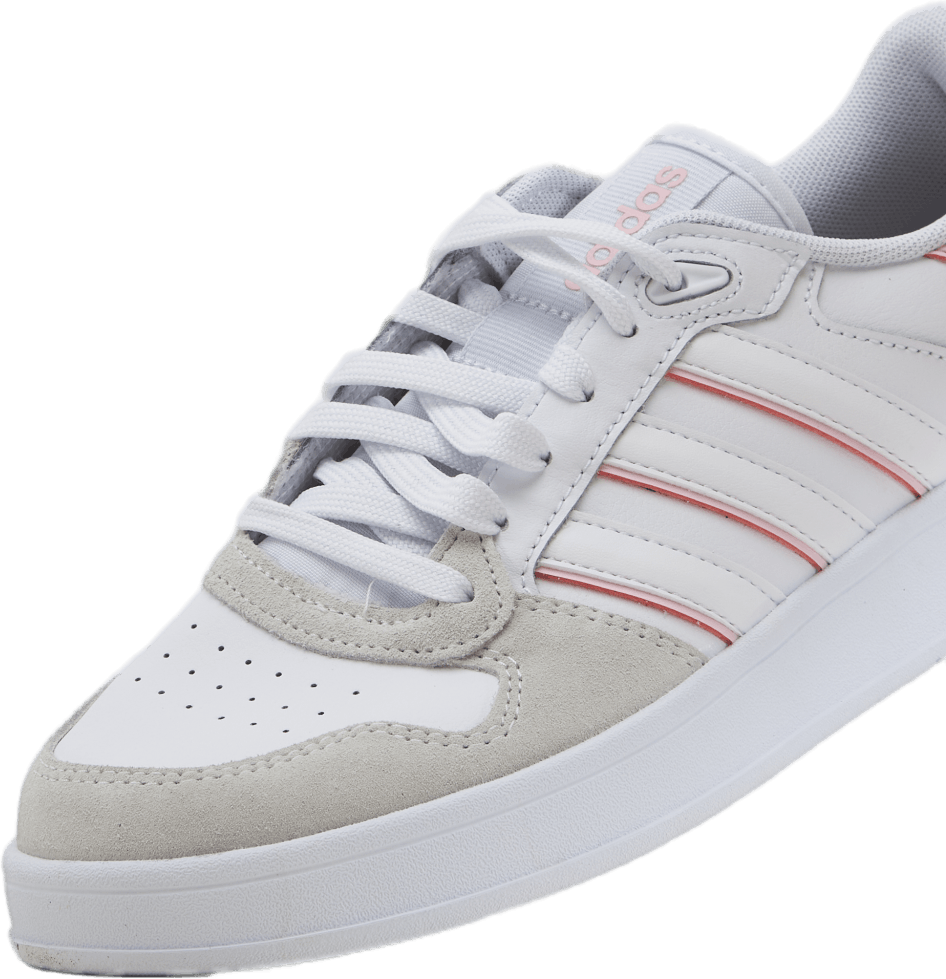 Breaknet Plus kengät Pilvi Valkoinen / Pilvi Valkoinen / Kirkas Vaaleanpunainen