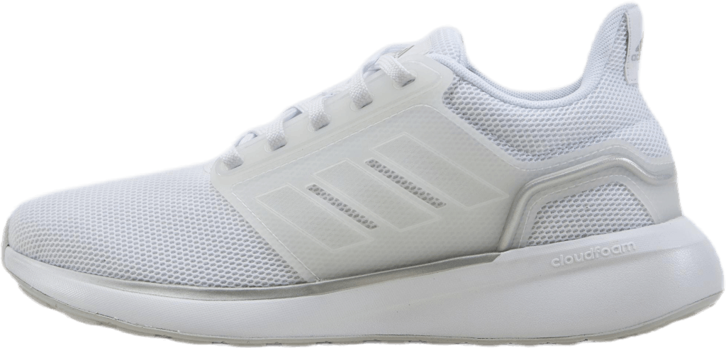 eq19 run shoes cloud white / cloud white / silver metallic – Footway.com