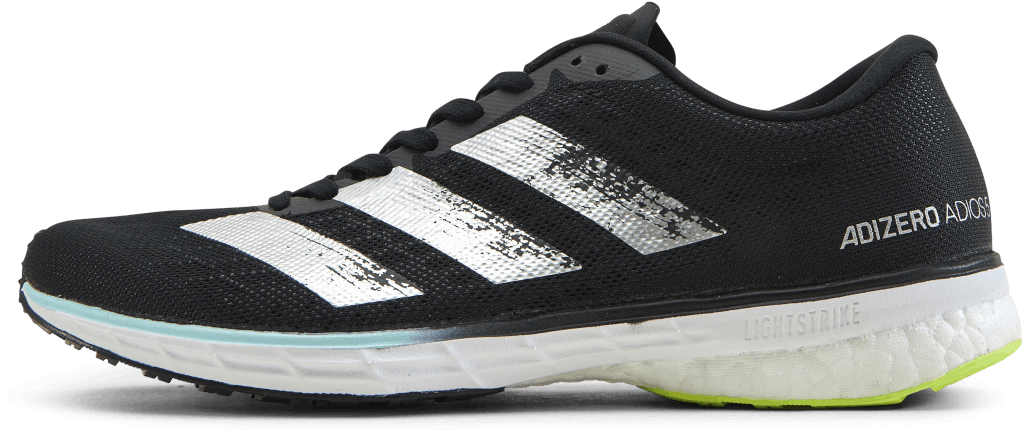 Chaussures Adizero Adios 5 Noir/Argent métallisé/Jaune solaire