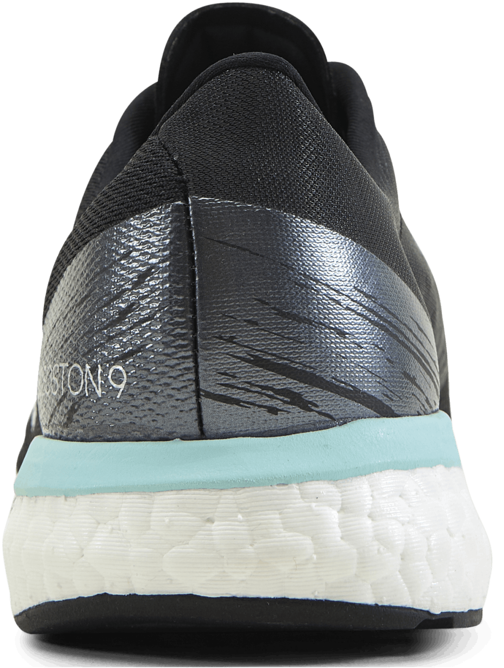 Chaussures Adizero Boston 9 : Noir/Blanc/Aqua clair