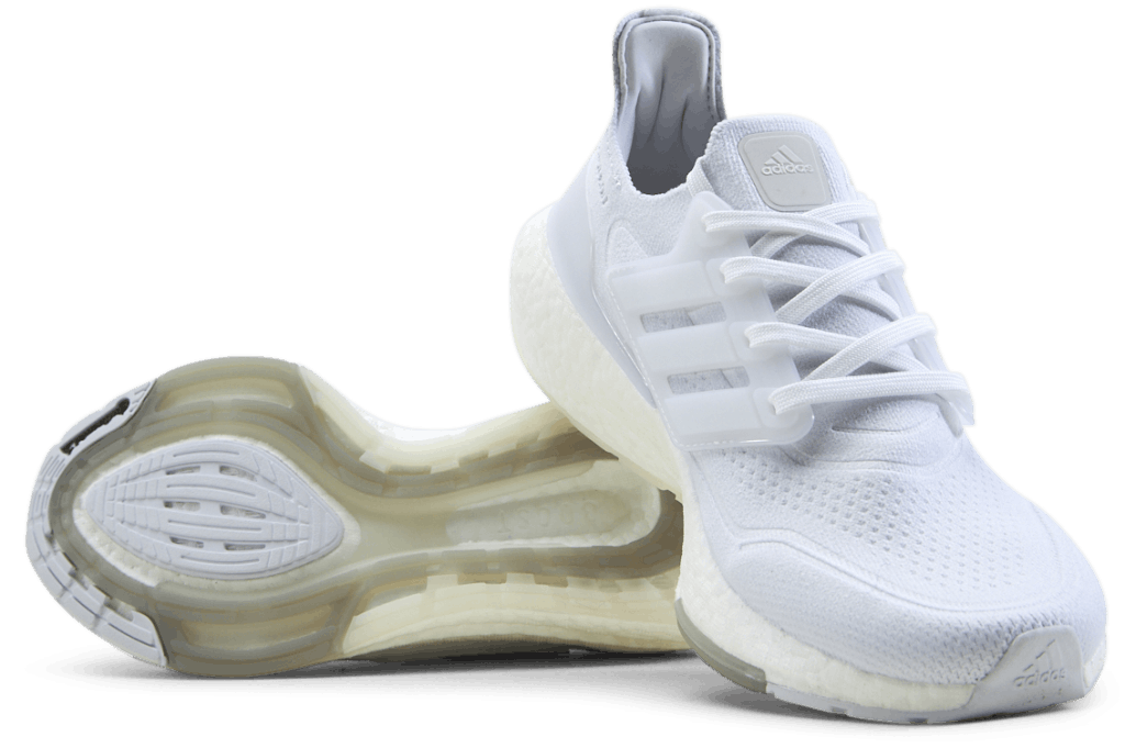 Chaussures Ultraboost 21 Blanc nuage / Blanc nuage / Gris Trois