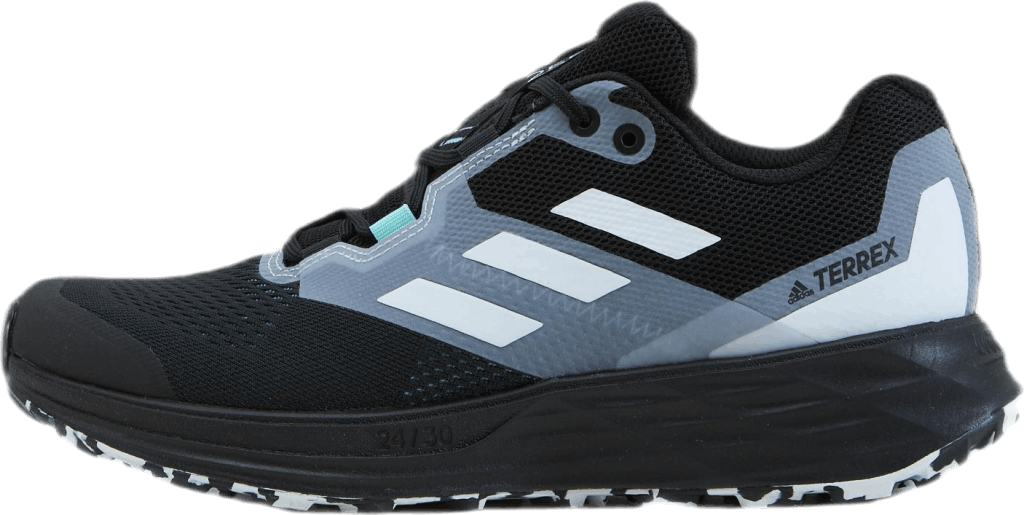 Terrex Two Flow Trail jooksujalatsid Core Black / Crystal White / Clear Mint