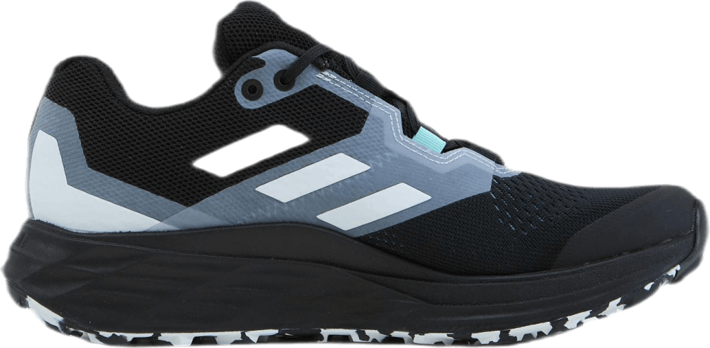 Terrex Two Flow Trail jooksujalatsid Core Black / Crystal White / Clear Mint