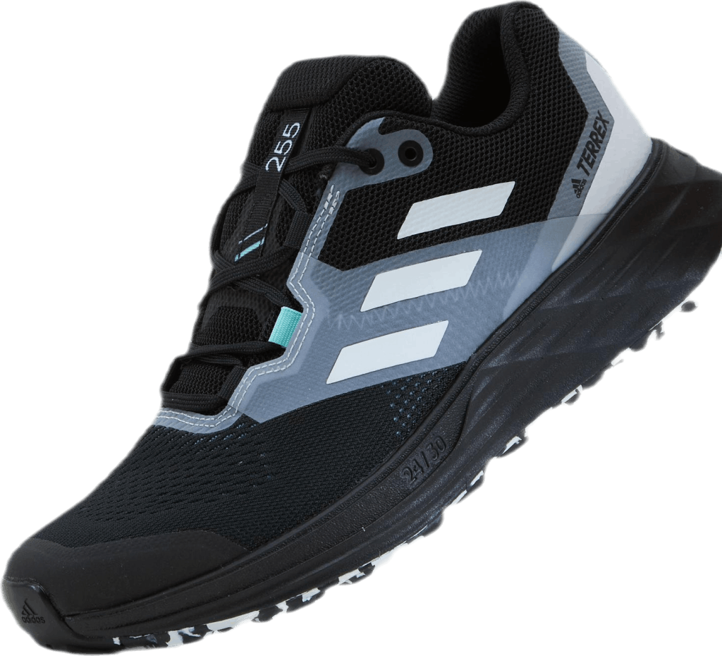 Terrex Two Flow Trail jooksujalatsid Core Black / Crystal White / Clear Mint