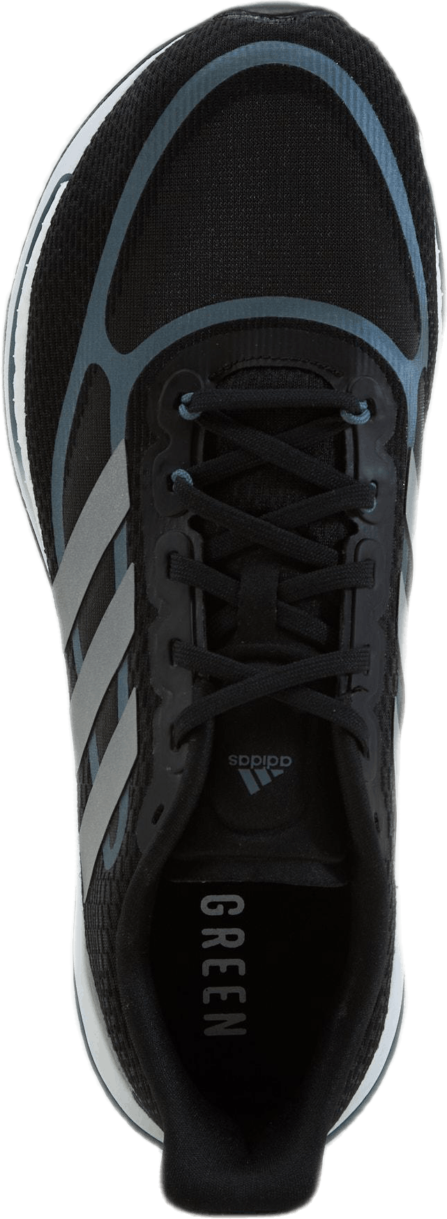 Supernova+ kengät Core Black / Hopea Metallinen / Sininen oksidi