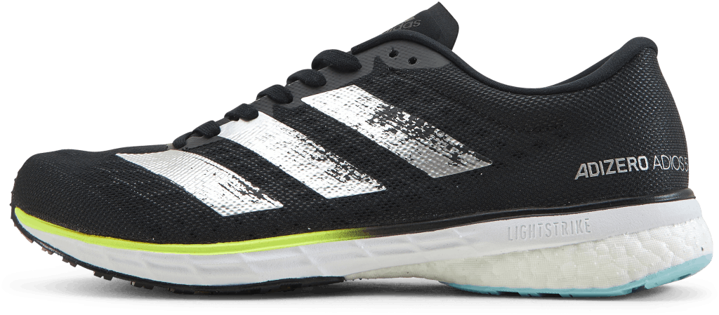 Chaussures Adizero Adios 5 Noir/Argent métallisé/Jaune solaire