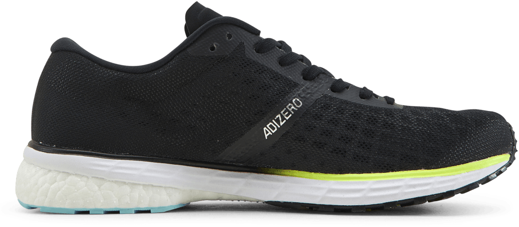 Chaussures Adizero Adios 5 Noir/Argent métallisé/Jaune solaire