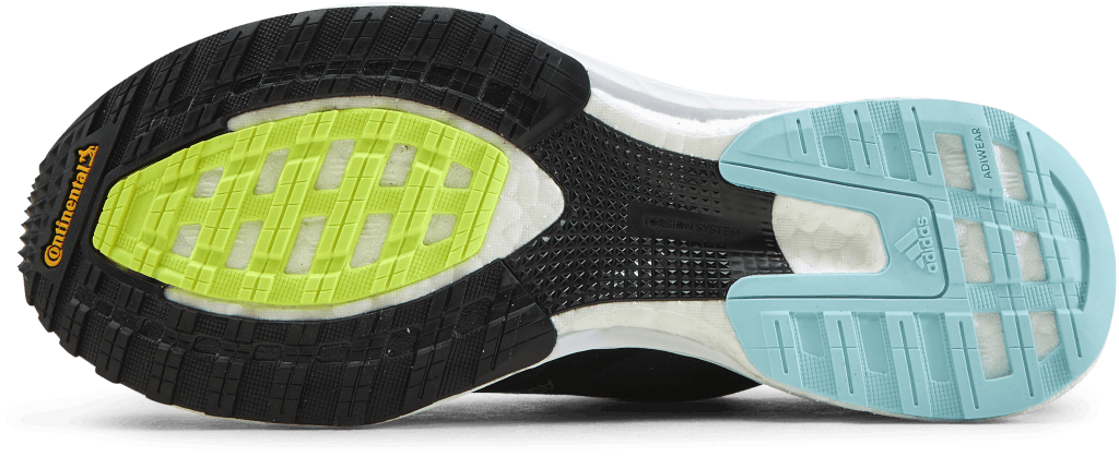 Chaussures Adizero Adios 5 Noir/Argent métallisé/Jaune solaire