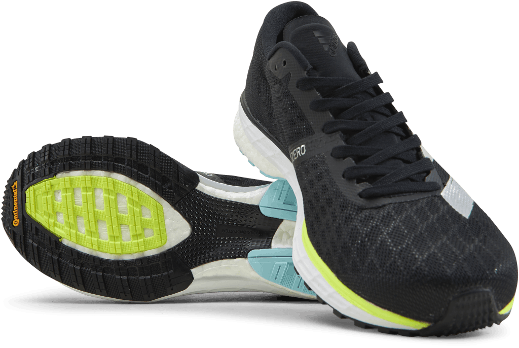 Chaussures Adizero Adios 5 Noir/Argent métallisé/Jaune solaire