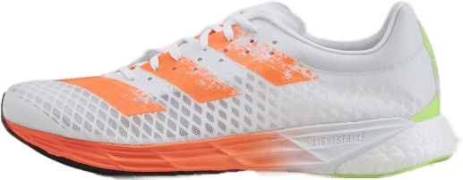 Chaussures Adizero Pro : Blanc nuage / Orange criard / Jaune solaire