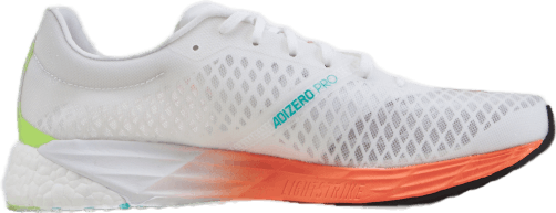 Chaussures Adizero Pro : Blanc nuage / Orange criard / Jaune solaire