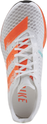 Chaussures Adizero Pro : Blanc nuage / Orange criard / Jaune solaire
