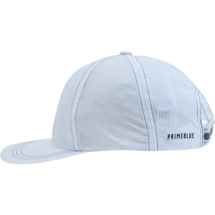 Casquette de course légère Primeblue blanche / bleu marine / bleu marine