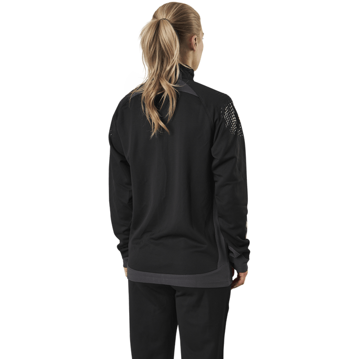 Poly Zip Jacket Svart