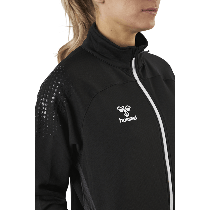 Poly Zip Jacket Svart