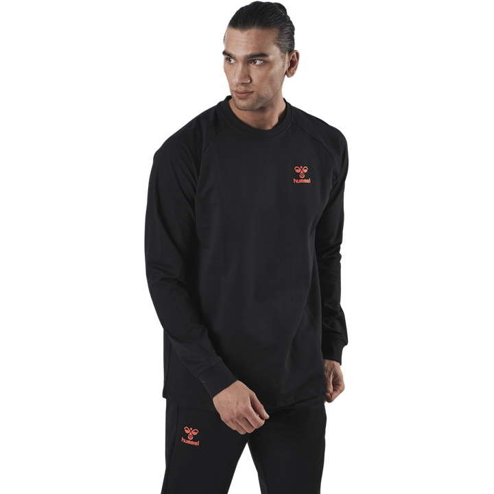 Sweatshirt i bomull Svart