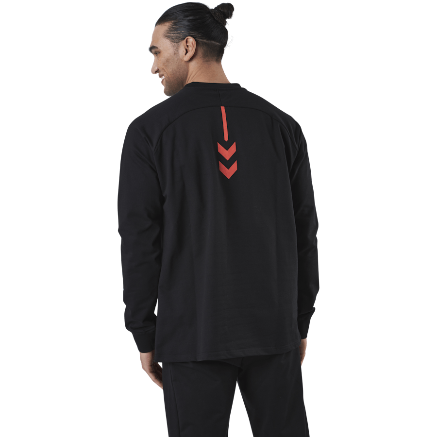 Sweatshirt i bomull Svart