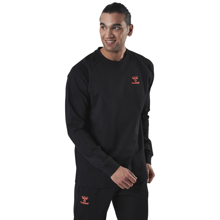Sweatshirt i bomull Svart