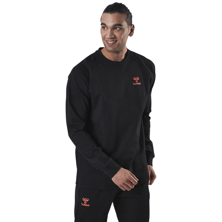 Sweatshirt i bomull Svart