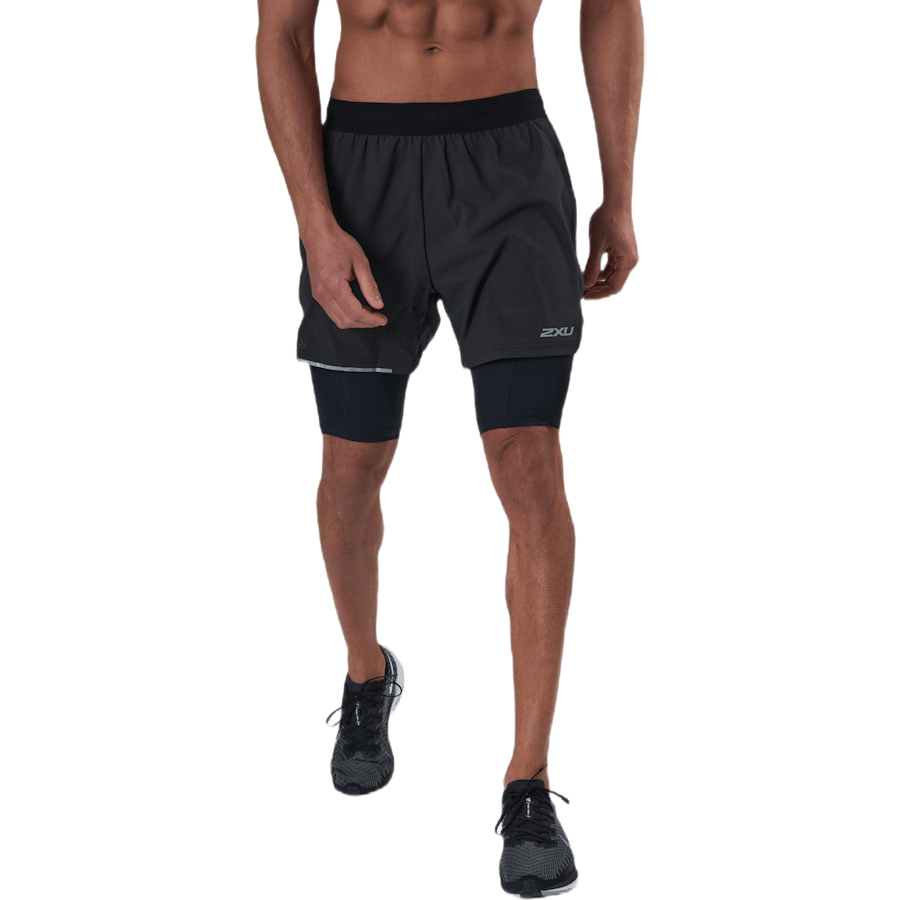 Aero 2-In-1 5" shorts sort/sølv