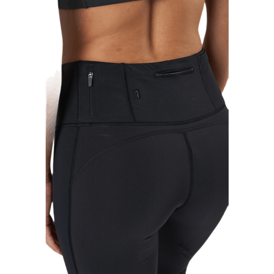 Light Speed Mid-Rise Compression svart/gull