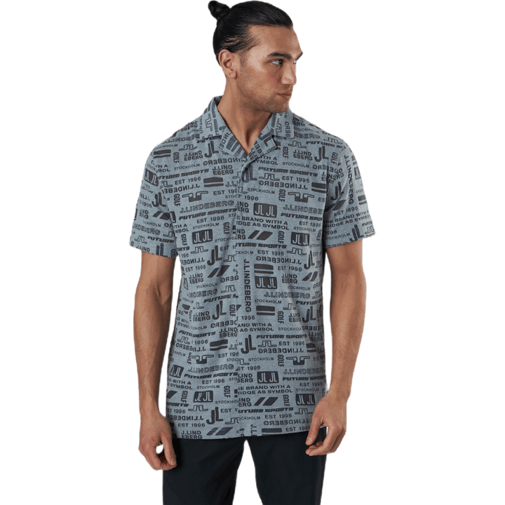 Polo de golf Brad gris