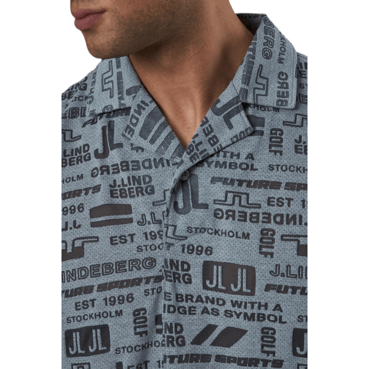 Polo de golf Brad gris