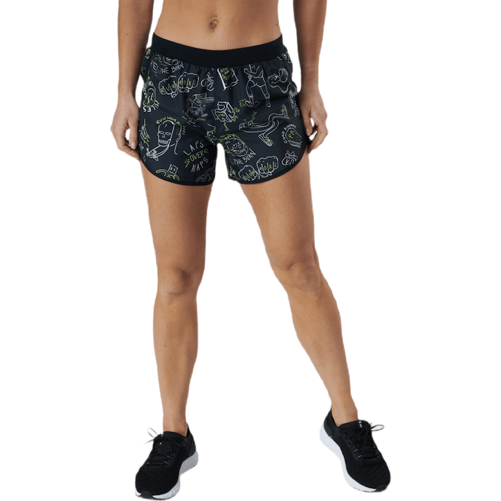 Run Ur Face Off Short Preto
