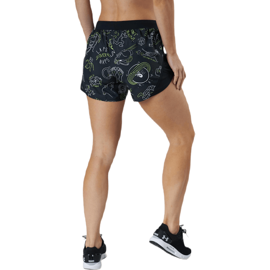 Run Ur Face Off Short Preto